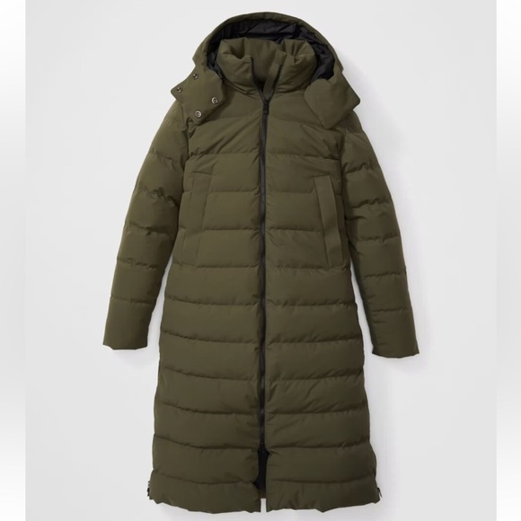 Marmot Prospect Long Hooded Puffer Coat - Picture 3 of 13